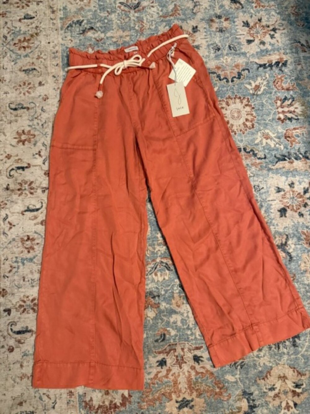 JOIE Wide Leg Drawstring Lyocell Pants - Small - NWT